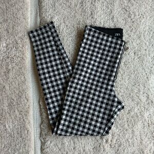 Zara gingham legging pant